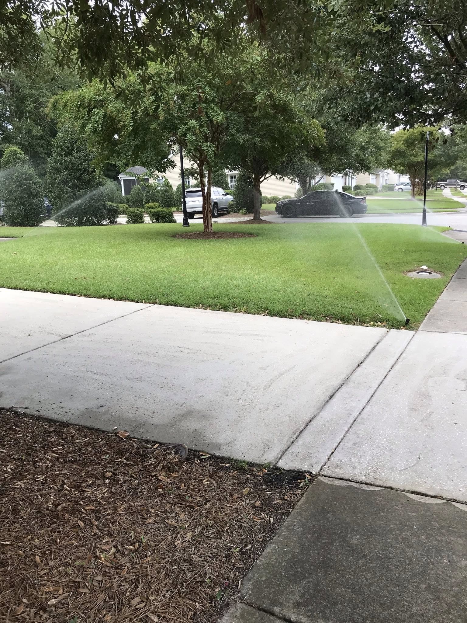 Irrigation zone coverage analysis Charleston SC